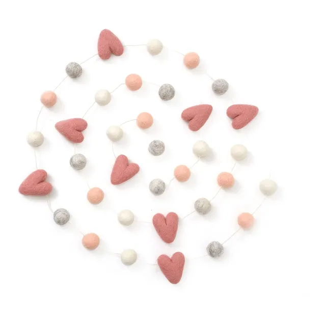 Glaciart One Guirnalda Pompon  Bola Fieltro Lana 8 Pie 27