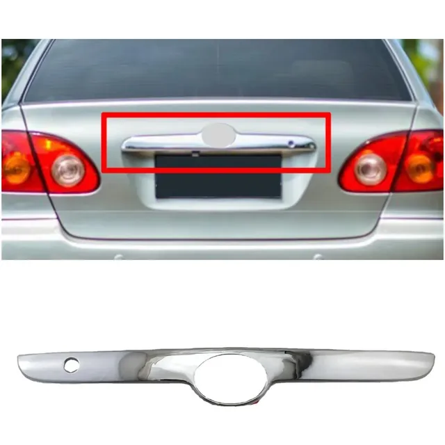 Platina Maleta Cromada Corolla 2003 2004 2005 2006 2007 2008