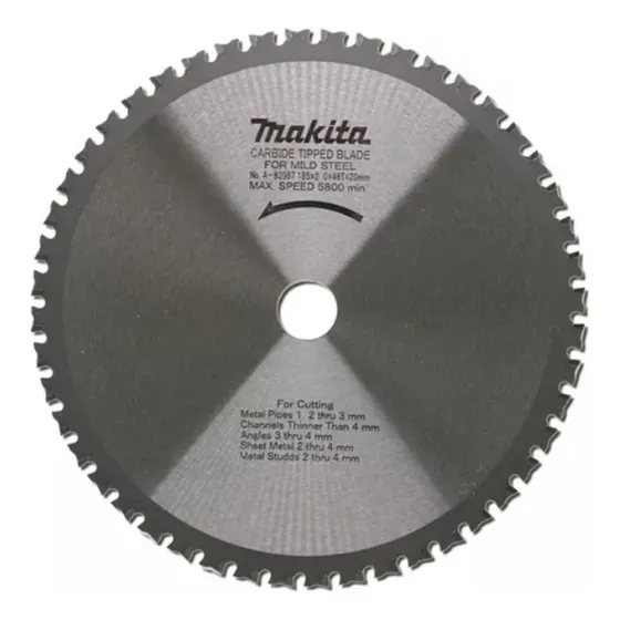 Disco Corta Metal Makita A-83967 4131 185mm Sin Chispa Mkb