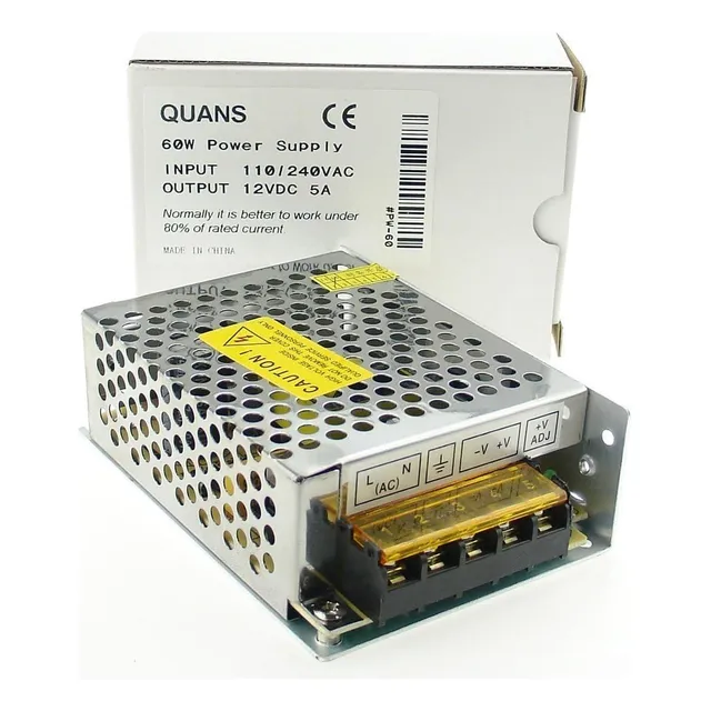 Fuente De Poder Switching 12v 5a Transformador 60w