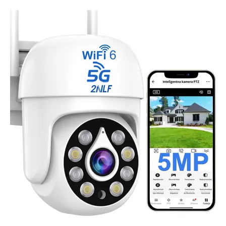 2nlf® 5g Cámara De Seguridad Exterior Wifi Ip Hd Impermeable