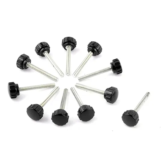 Qtqgoitem 11 X 40 Mm Largo Rosca 5 Cabeza Redonda Recta Bf8