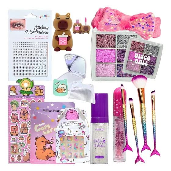 Set De Maquillaje Brochas Profesional Combo Regalo Dia Niño