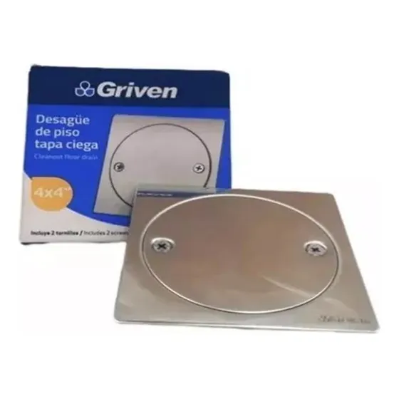Rejilla Centro Piso Tapa Ciega De Desagüe Griven