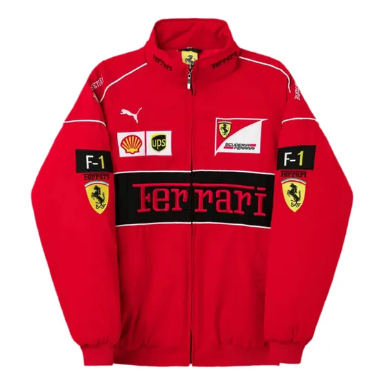Chaqueta De Ferrari Formula 1 Roja