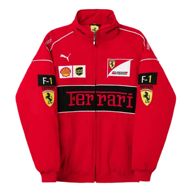 Chaqueta De Ferrari Formula 1 Roja