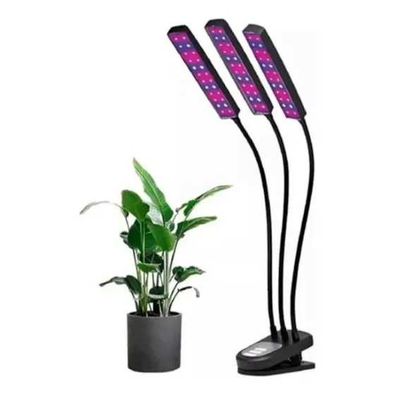 Lámpara para cultivo interior Genérica 3 tubos potencia de 27W voltaje de color de la luz violeta