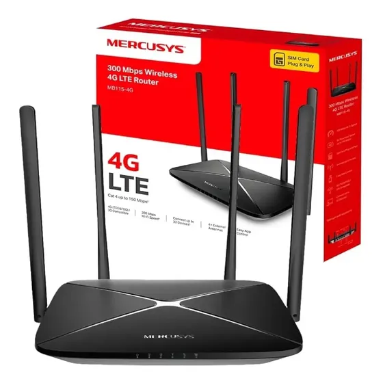 Router 4g Chip Celular Mercusys Mb115-4g