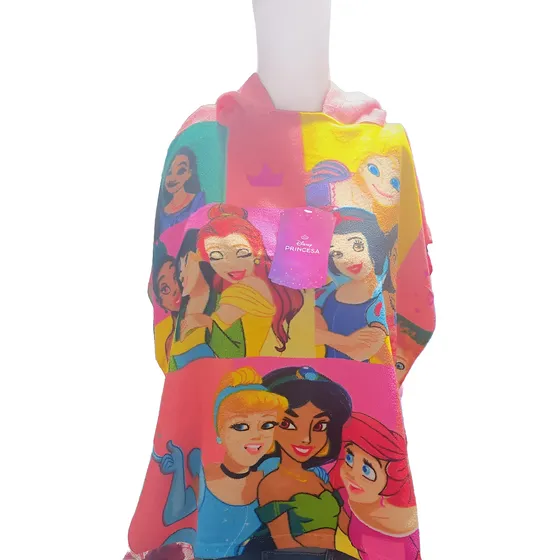 Toalla Con Capucha Infantil Princesas
