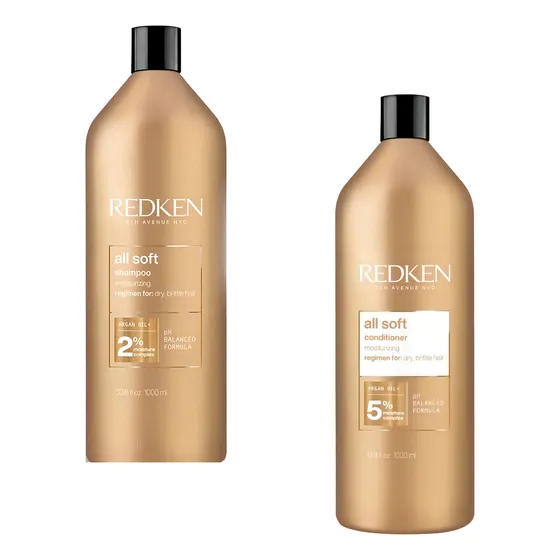 Kit Shampoo E Condicionador Redken All Soft 1 Litro