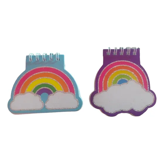 Sorpresas Libretas Arcoiris × 6 Cotillón Cumpleaños 