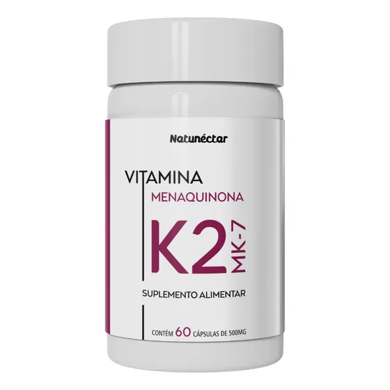 Vitamina K2-MK7 500mg 60 Cápsulas - Natunéctar