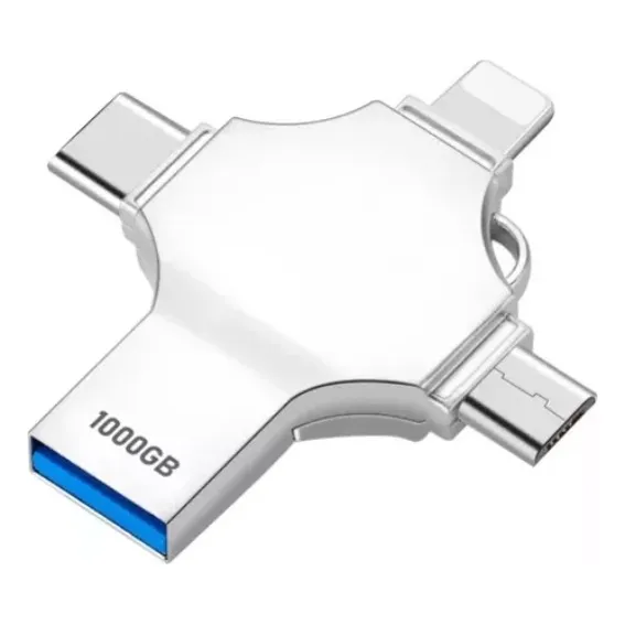 Memoria Usb C 4 En 1 Para iPhone, Teléfono Android 1tb