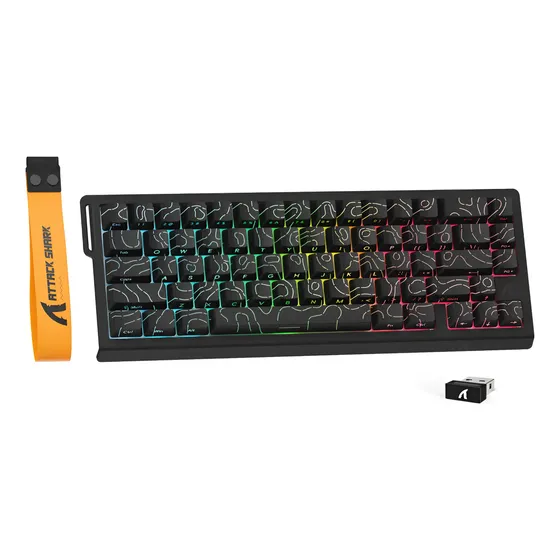 Teclado Inalámbrico Para Juegos Con Interruptor Magnético De