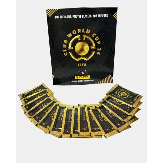 Album Figuritas Mundial De Clubes 2025 + 20 Sobres Panini