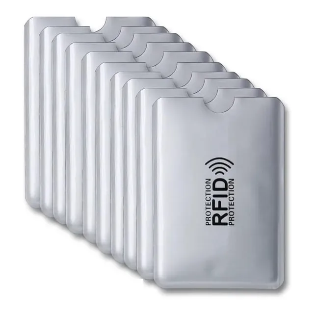 Capa Protetor De Cartão Bancário Anti Furto  Rfid Kit 10 Uni