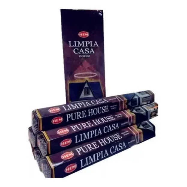 Incienso Limpia Casa Hem - Pack 8 Hexágonos - Envío Gratis