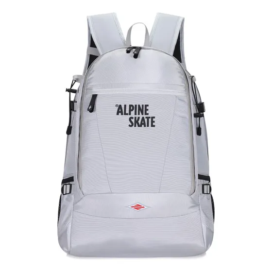 Mochila Alpine Skate 19puLG Amplia Cómoda Deportes Gimnasio Color Gris 16929