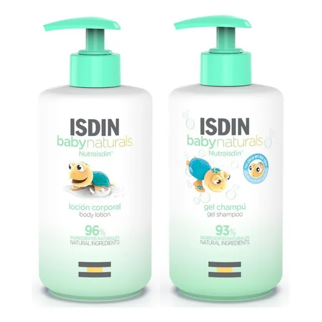 Duo Isdin Baby Naturals Body Lotion + Shampoo 400ml Neutra