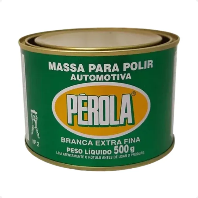 Massa Polir Perola Branca Extra Fina Nº2 500gr