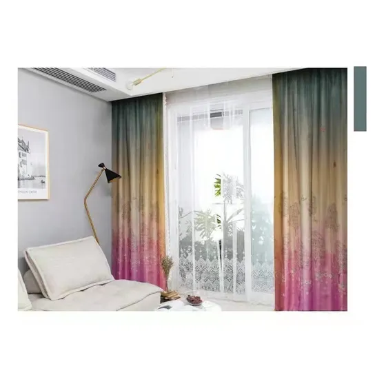 Cortinas Blackout Estampada 145x220x2paño Gancho De Regalo