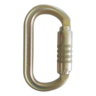 Mosquetón Offset Oval Acero 40 Kn Isc Seguro 3 Pasos Rescate Mosquetón Offset Oval Acero 40 Kn Isc Seguro 3 Pasos Rescate