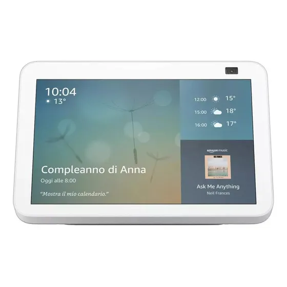 Bocina Inteligente Con Pantalla Alexa Echoshow 8 2da Gen Bca