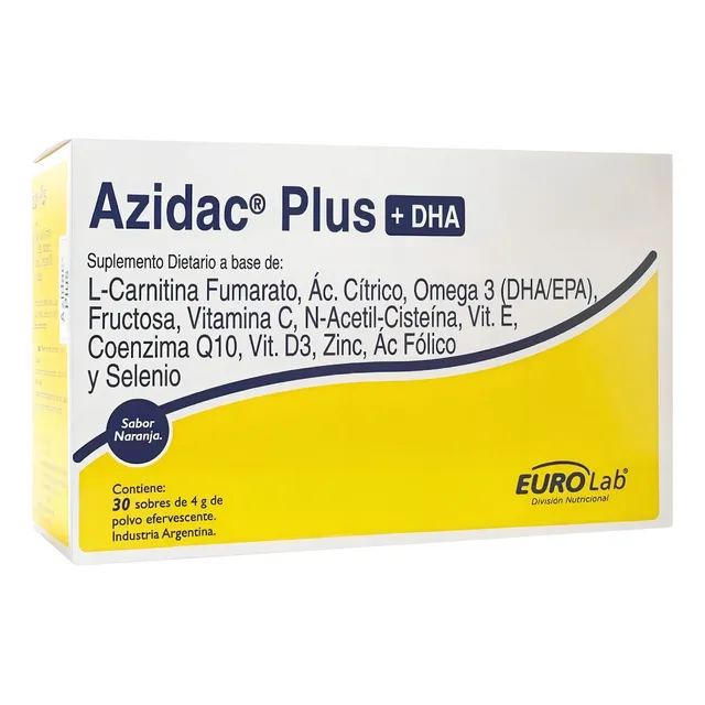 Eurolab Azidac Plus + Dha 30 Sobres Fertilidad Masculina