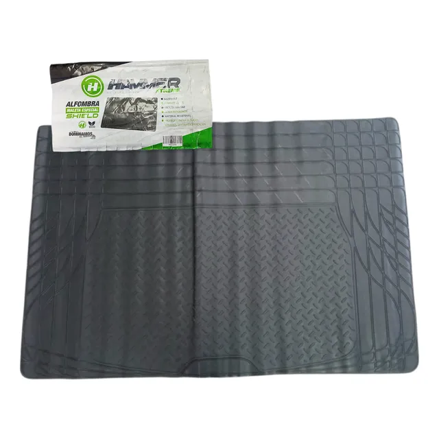 Alfombra Maleta Cuadrada Ajustable Negra