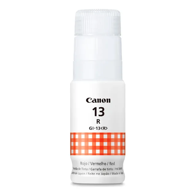 Botella De Tinta Canon Color Rojo/ 70 Ml Pn : Stprcangi-13r