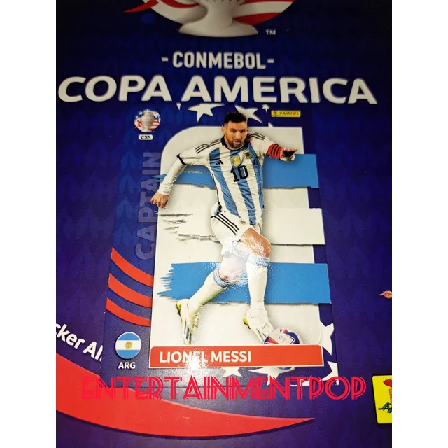 Tarjeta Lionel Messi Copa América Usa 2024 Captain Limited