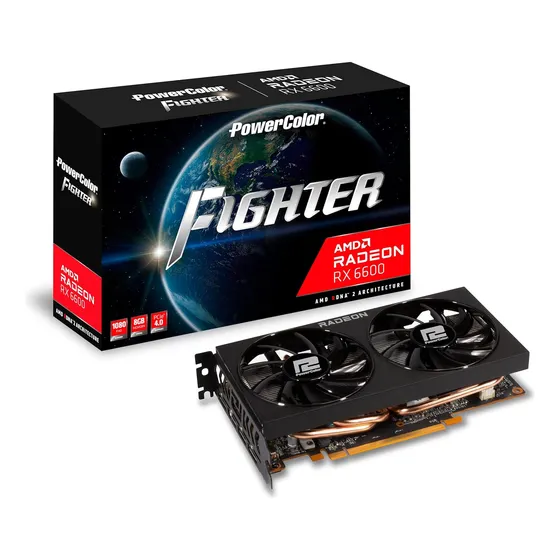 Tarjeta De Video Amd Radeon Rx 6600 8gb Nueva Y Sellada