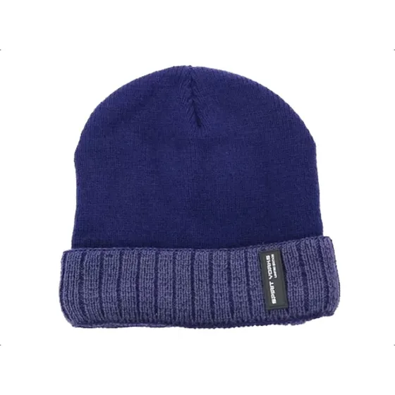 Gorro Lana Tejido Liso Urbano Unisex Hombre Mujer Plegable