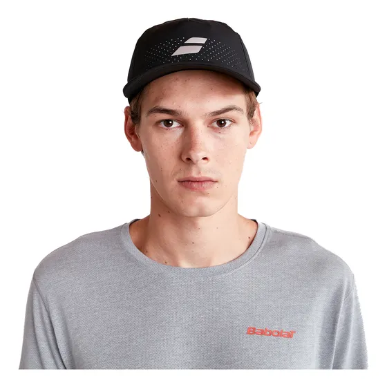 Gorra Babolat Microfibra Tenis Padel Lite Negra