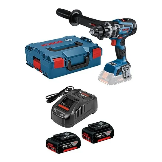 Taladro Atornillador Bosch Percutor Gsb 18v-150c  Completo 