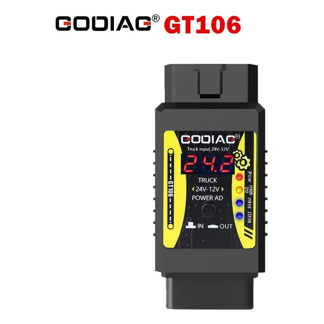 Godiag Gt106 Adaptador Obd2 De 24v A 12v