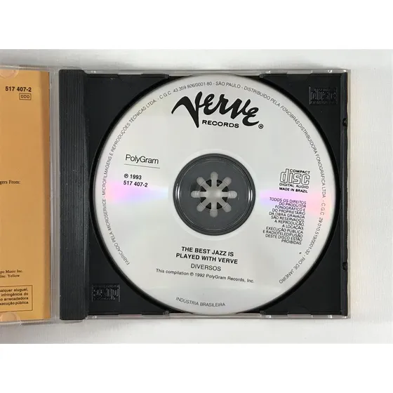Cd The Best Jazz Is Played With Verve #1 Hits From  - E7