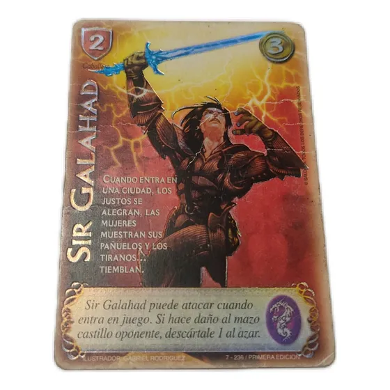 Carta Sir Galahad Mitos Y Leyendas