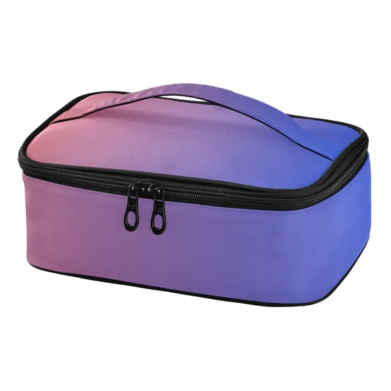 Chifigno Bolsa Almuerzo Degradado Rojo Azul Para Mujer Hombr