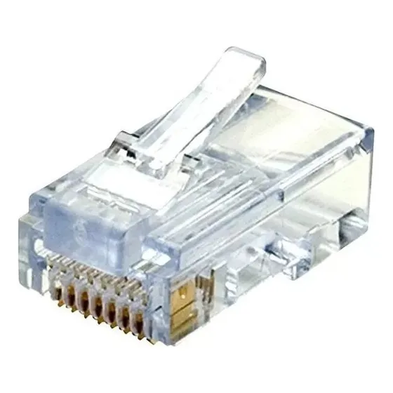 Conector Rj45 Conectores Modulares Cat.6 Paq De 100 Und
