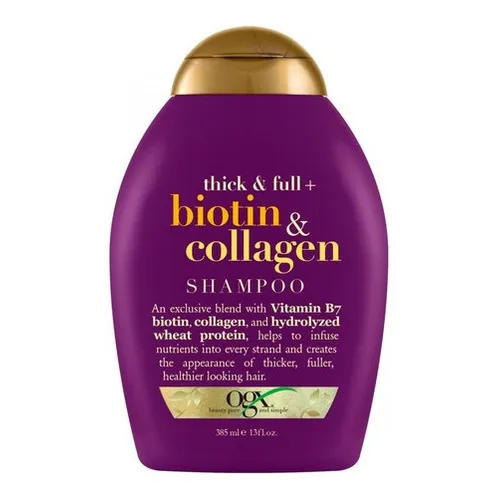 Shampoo Ogx Biotina Y Colageno Brillo Mas Volumen