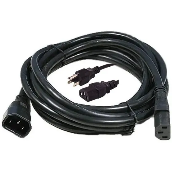 Cable Corriente Largo 4 Mts Cpu Monitor Servidor Hp Dell Ibm