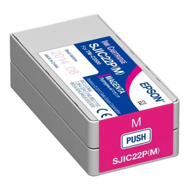 Cartucho Epson Colorworks Tm-c3500 Sjic22p Magenta C33s0 /vc