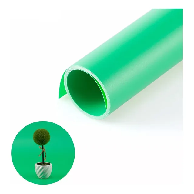 Fondo Fotográfico De Pvc Verde Croma