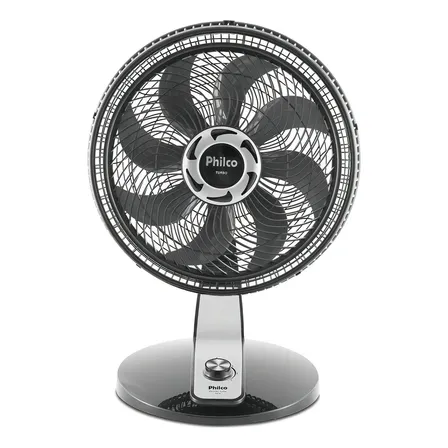 Ventilador De Mesa E Parede Pvt490 Turbo Com 8 Pás Philco 40 Cm Preto 220v