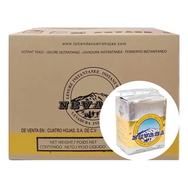 Levadura En Polvo Nevada Caja 20 Piezas