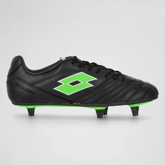 Botines Fútbol Stadio 700 Sg Hombre Sintético En Negro Y Ver