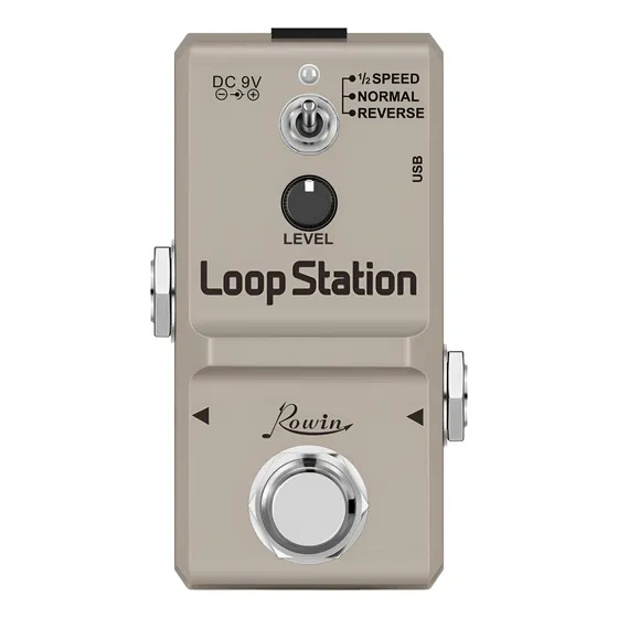 Pedal Looper Guitarra Baixo Violão Loop Station Gravação Usb