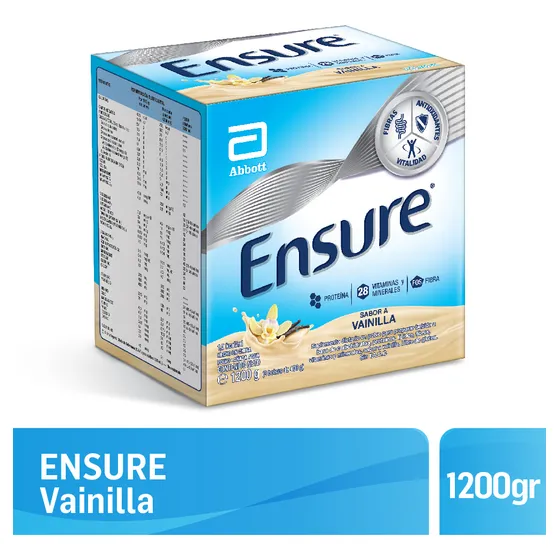 Suplemento Dietario Ensure En Polvo Vainilla 1200g