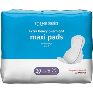20 X Toallas Femeninas Amazon Basics Maxi Extra Absorbentes 20 X Toallas Femeninas Amazon Basics Maxi Extra Absorbentes